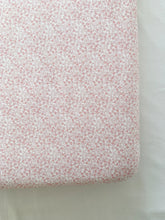 Load image into Gallery viewer, PINK FLORALS (Cot Sheet)