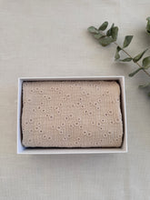 Load image into Gallery viewer, BEIGE EMBROIDERED SWADDLE