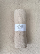 Load image into Gallery viewer, BEIGE EMBROIDERED SWADDLE