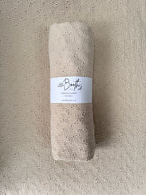 Load image into Gallery viewer, BEIGE EMBROIDERED SWADDLE