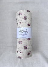 Load image into Gallery viewer, XL PINK FLORAL SWADDLE