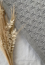 Load image into Gallery viewer, Grey Knitted Blanket