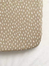 Load image into Gallery viewer, NEXT TO ME CRIB SHEET - BEIGE DASH
