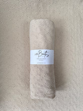 Load image into Gallery viewer, BEIGE EMBROIDERED SWADDLE

