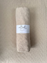 Load image into Gallery viewer, BEIGE EMBROIDERED SWADDLE
