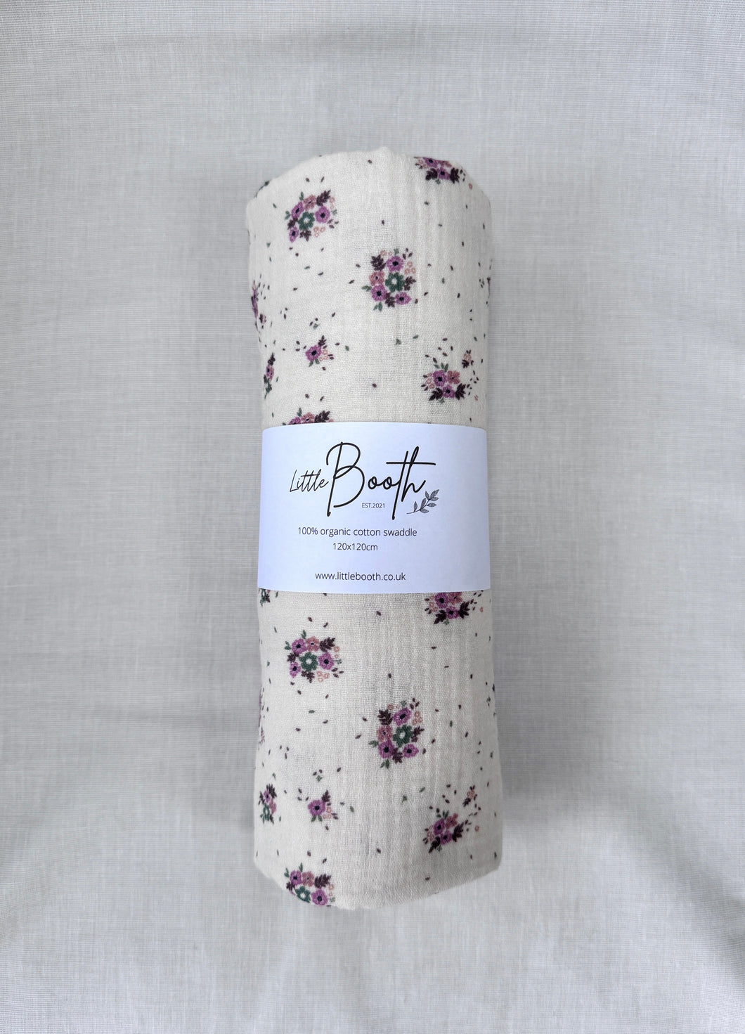 XL PINK FLORAL SWADDLE