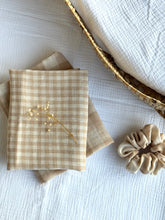 Load image into Gallery viewer, XL OAT GINGHAM SWADDLE
