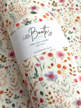Load image into Gallery viewer, XL LITTLE WILDFLOWERS SWADDLE
