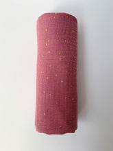 Load image into Gallery viewer, PINK SPECKLED (Muslin/Swaddle)
